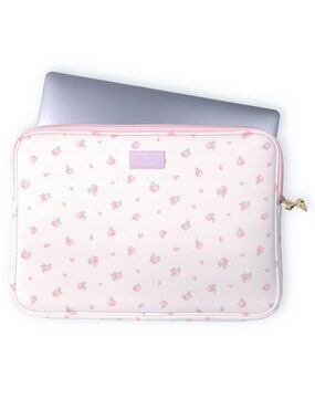 Love shack fancy X target laptop sleeve yoobi in strawberry macaroon NWT